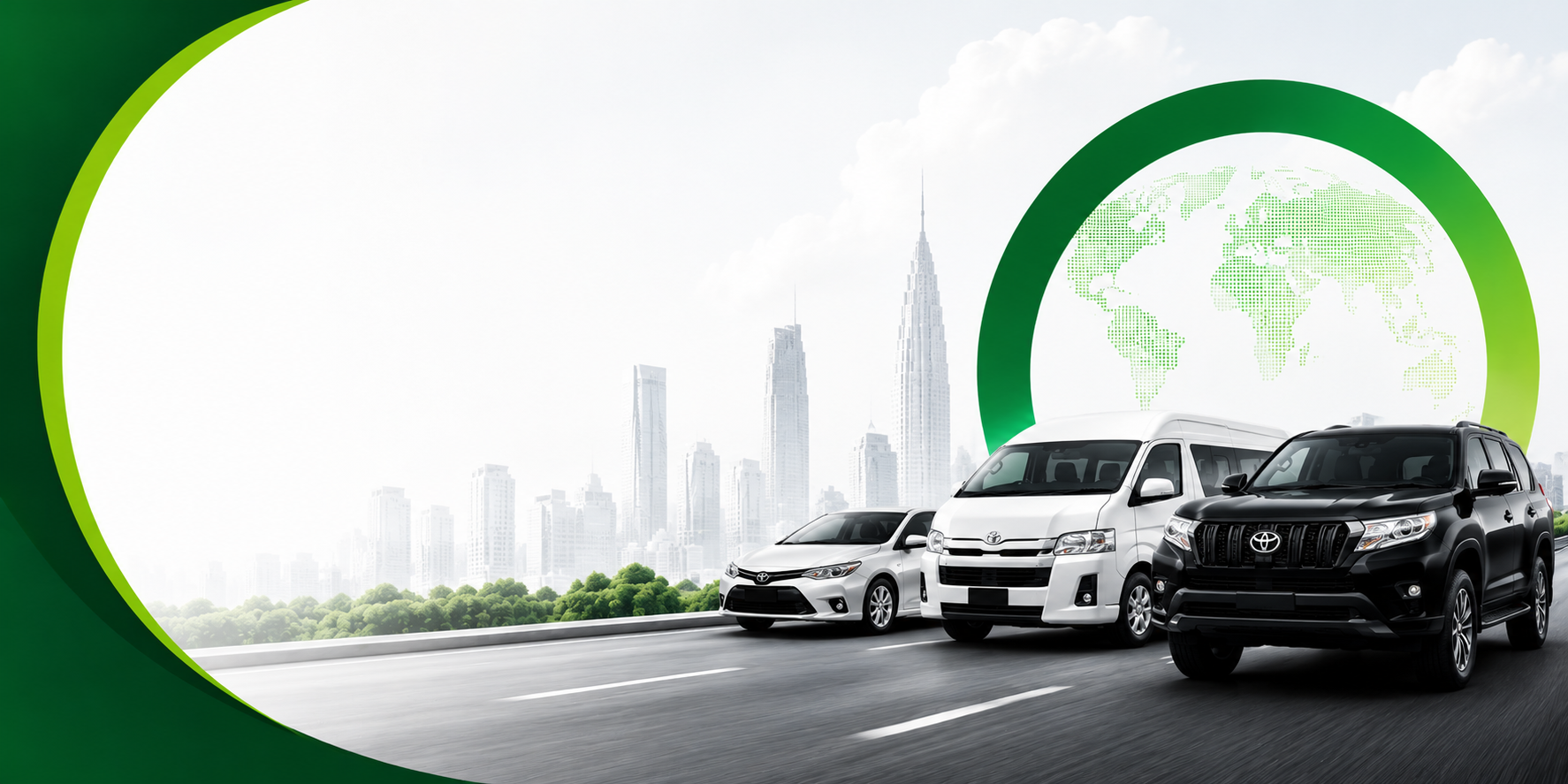 Green Transport Services professional rental car for corporate and family travel